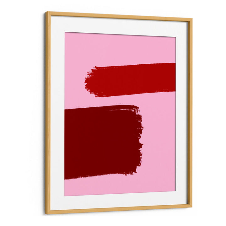 CRIMSON STROKES , ABSTRACT PAINTINGS