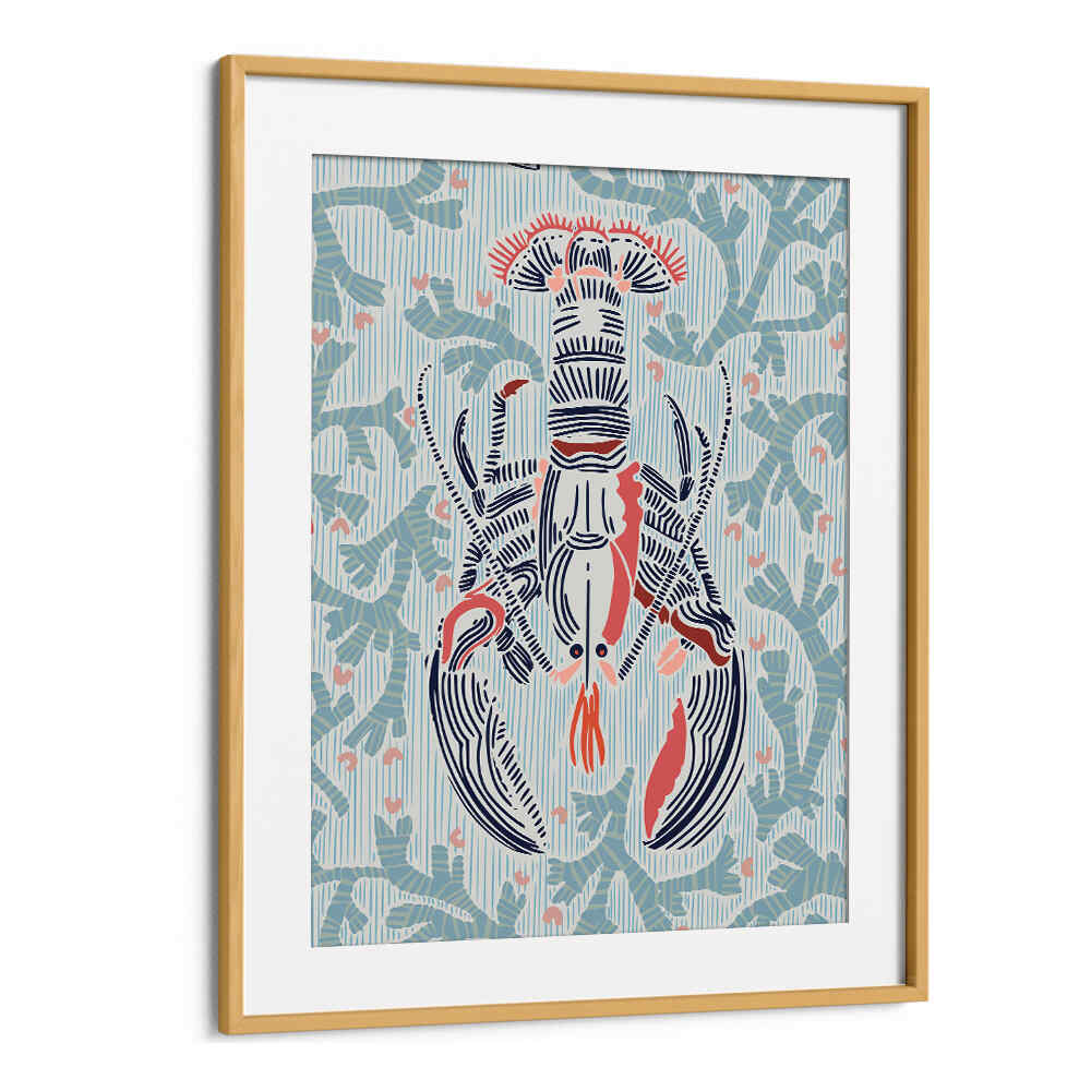 Stunning CRUSTACEAN CORE MINT, BAR art adds elegance and charm to any cafe or bar space, enhancing ambiance beautifully.