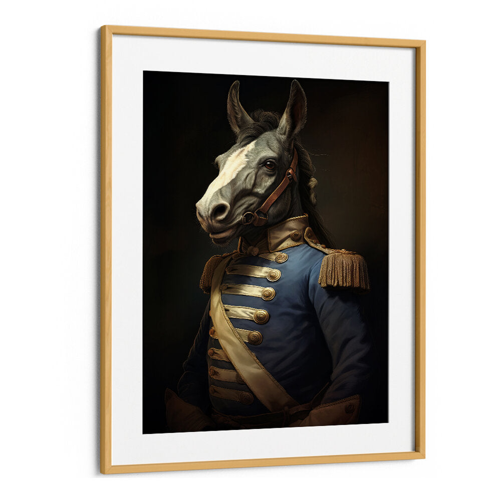 DONKEY IN COSTUME I , ANIMAL PAINTINGS