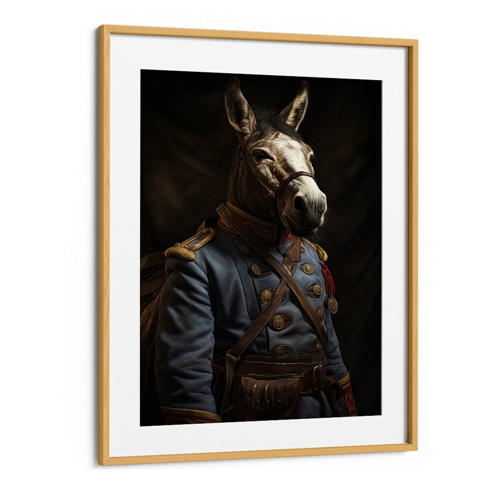 DONKEY IN COSTUME II , ANIMAL PAINTINGS