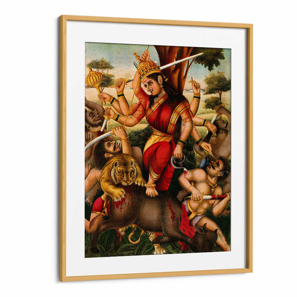 DURGA SLAYING THE BUFFALO DEMON I