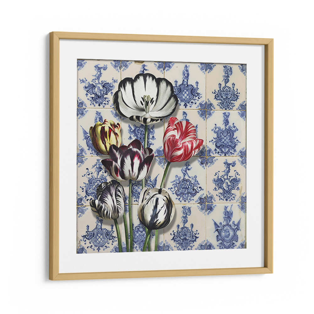DUTCH TULIPS ON TILES