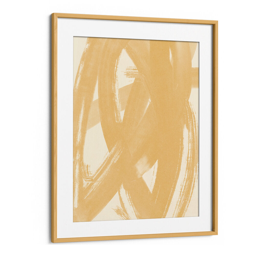 DYNAMIC BEIGE BRUSHSTROKES , ABSTRACT PAINTINGS