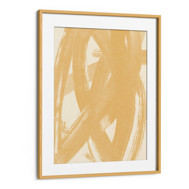 DYNAMIC BEIGE BRUSHSTROKES , ABSTRACT PAINTINGS