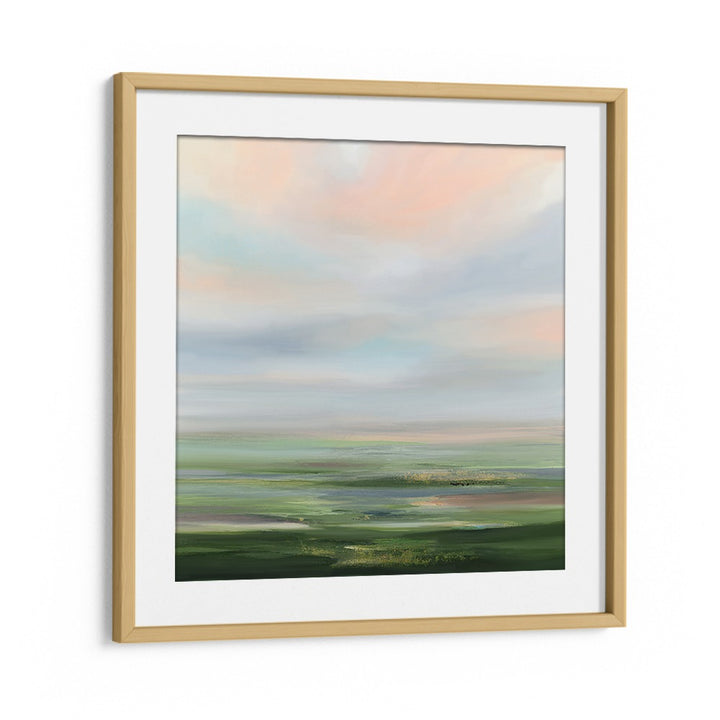 Evening Glow, abstract paintings featuring soft hues and serene landscapes, perfect for enhancing any decor.