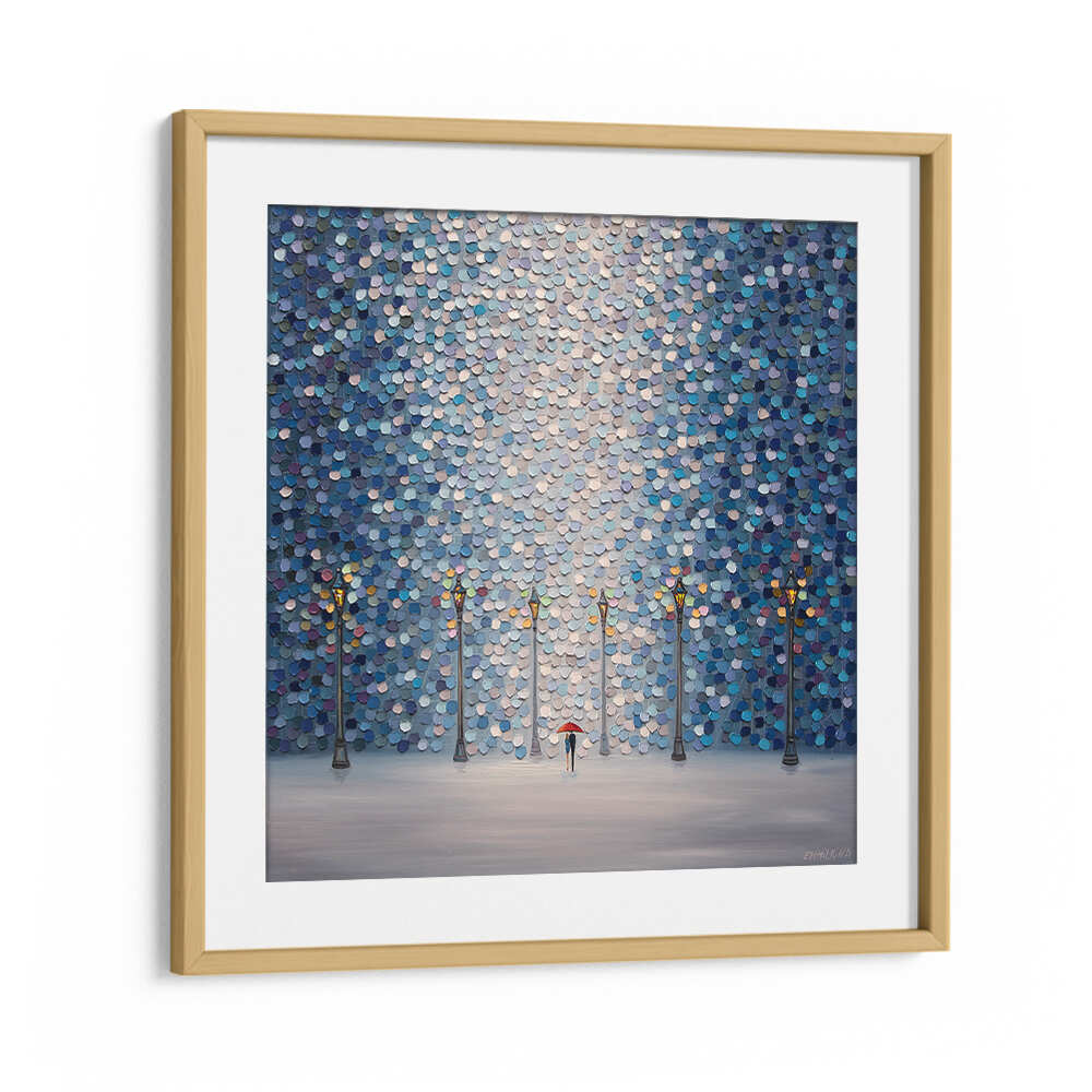 EARLY AT NIGHT , MODERN IMPRESSIONISM PAINTINGS