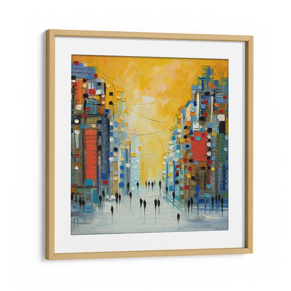 EARLY SUNSET , MODERN IMPRESSIONISM PAINTINGS