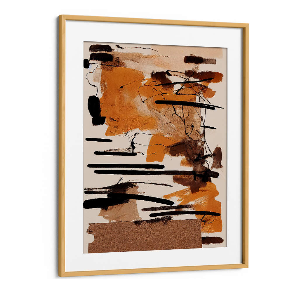 EARTHY STROKES , ABSTRACT PAINTINGS