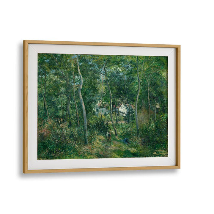 EDGE OF THE WOODS NEAR L'HERMITAGE, PONTOISE (1879)  , VINTAGE PAINTINGS