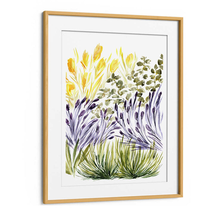 ELISA'S GARDEN RIGHT , FLORAL FLOWER PAINTINGS