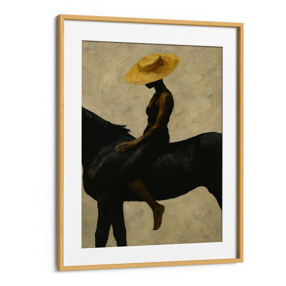 EQUESTRIAN REVERIE , EXPRESSIONISM PAINTINGS