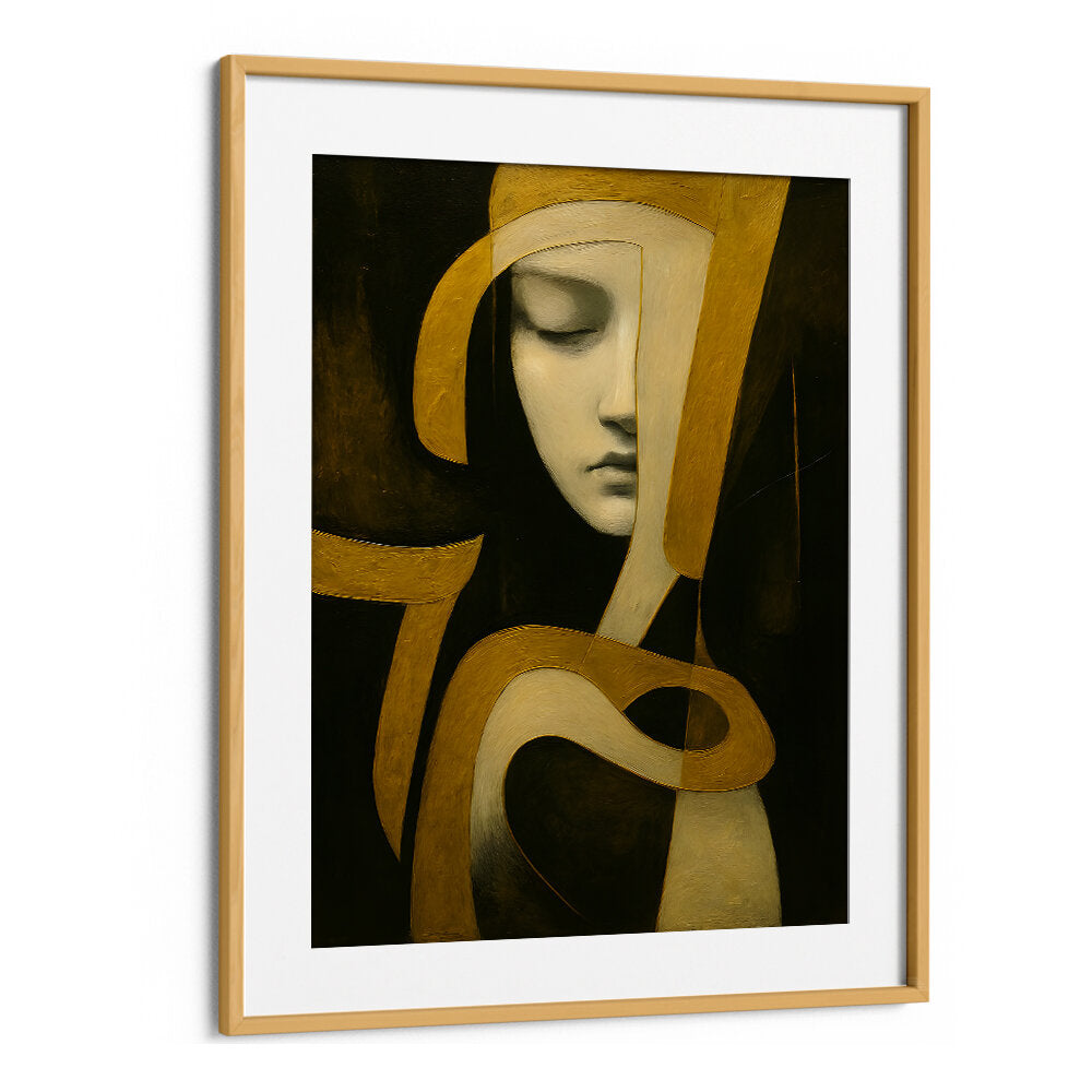 EYES HALF CLOSED , EXPRESSIONISM PAINTINGS