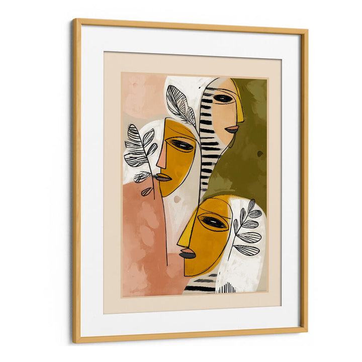 FACES OF THE GARDEN , ABSTRACT PAINTINGS