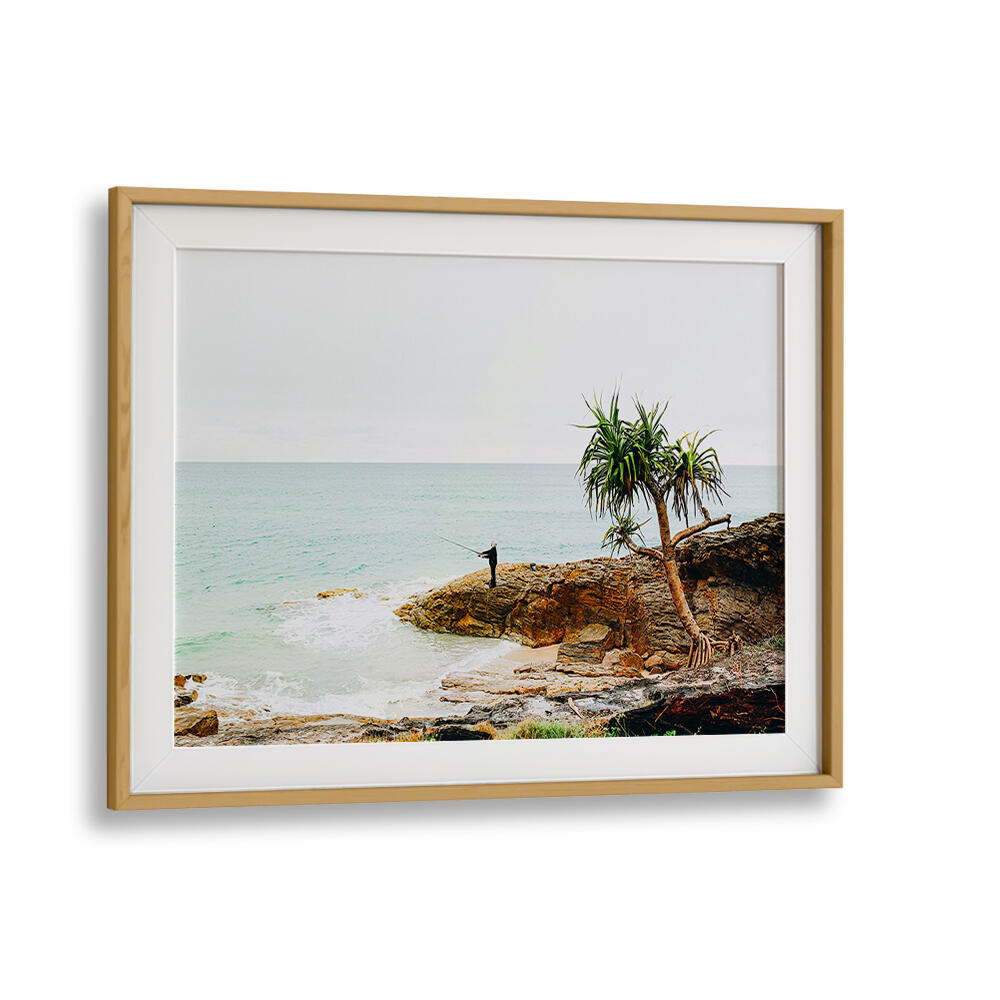 FISHING ON STRADBROKE ISLAND , LANDSCAPE PAINTINGS