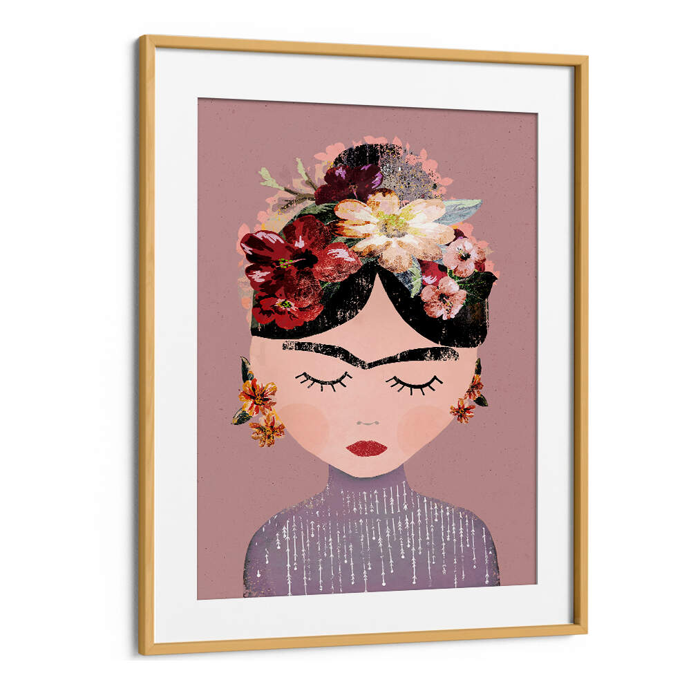 FLORAL SERENITY , PORTRAITS & FIGURATIVE ILLUSTRATIONS