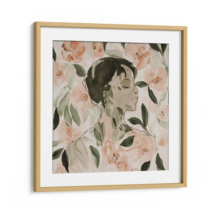 FLORAL SERENITY VI , PORTRAITS & FIGURATIVE ILLUSTRATIONS
