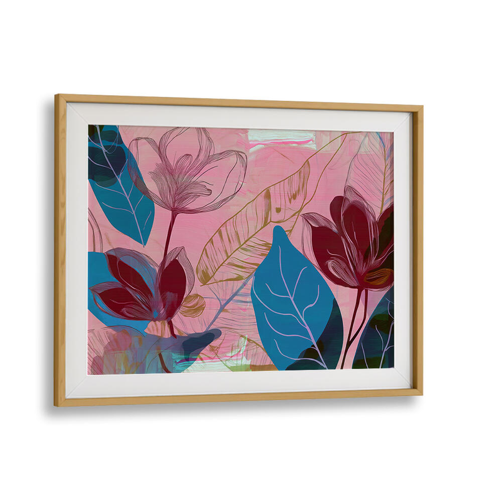 FLOWER GARDEN II , FLORAL FLOWER PAINTINGS
