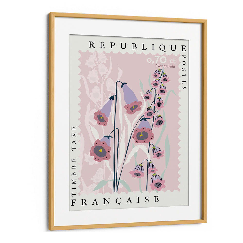 FRENCH FLORAL POSTAGE STAMP