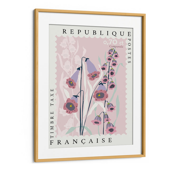 FRENCH FLORAL POSTAGE STAMP