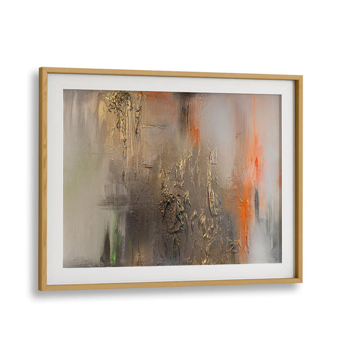 GOLD DESCENT , ABSTRACT PAINTINGS