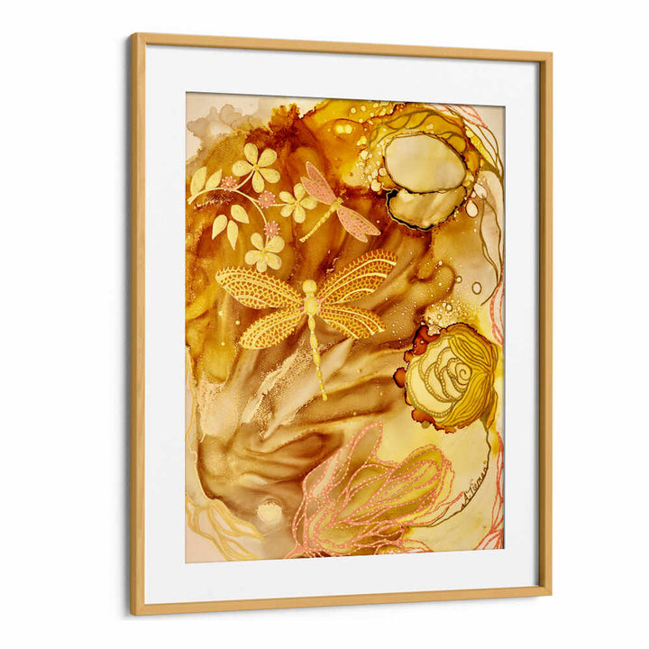 Golden Dragonflies Kids Room Paintings brighten up any child's space with enchanting artistic flair and vibrant colors.