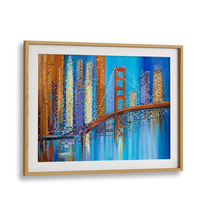 GOLDEN GATE BRIDGE , MODERN IMPRESSIONISM PAINTINGS