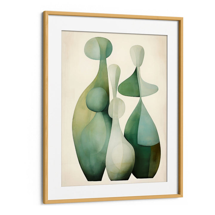 GREEN BEIGE GEO V , ORGANIC FORMS