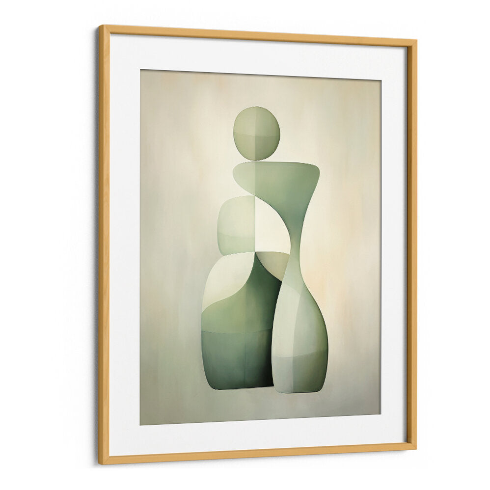 GREEN BEIGE GEO VI , ORGANIC FORMS