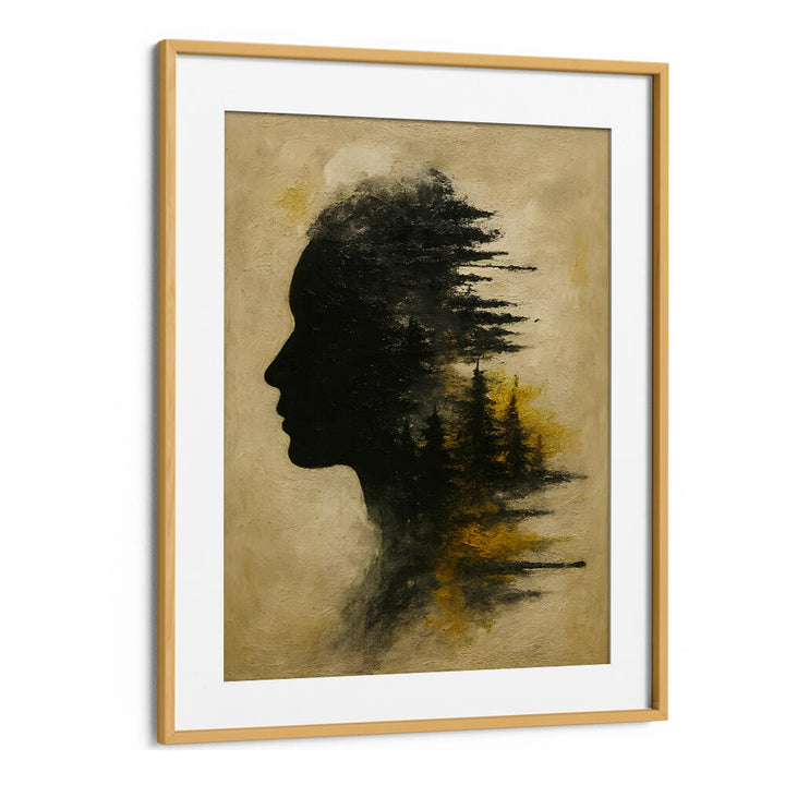 HEAD IN SMOKE , EXPRESSIONISM PAINTINGS