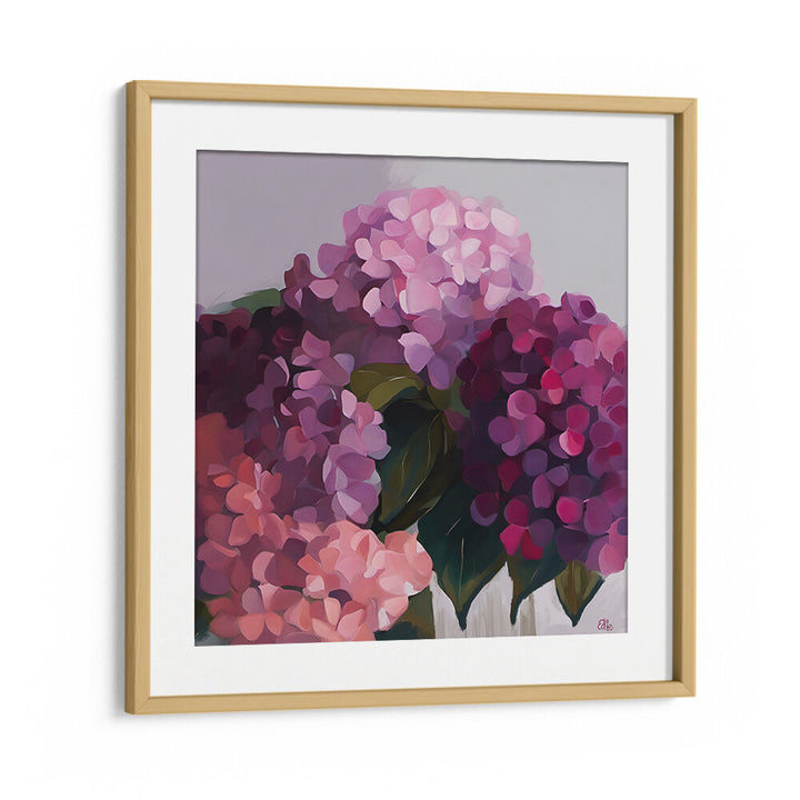 HYDRANGEAS - PINK , FLORAL FLOWER PAINTINGS