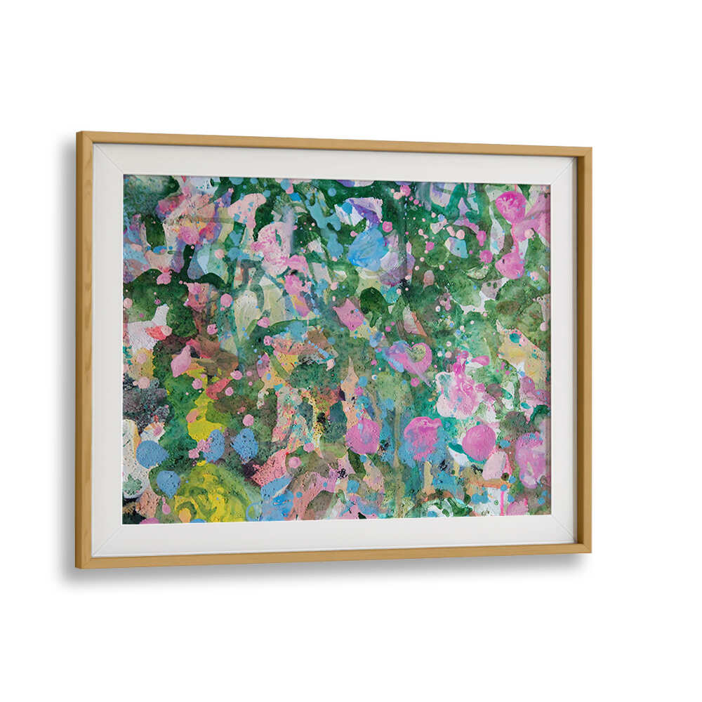 IN THE GARDEN I , ABSTRACT PAINTINGS