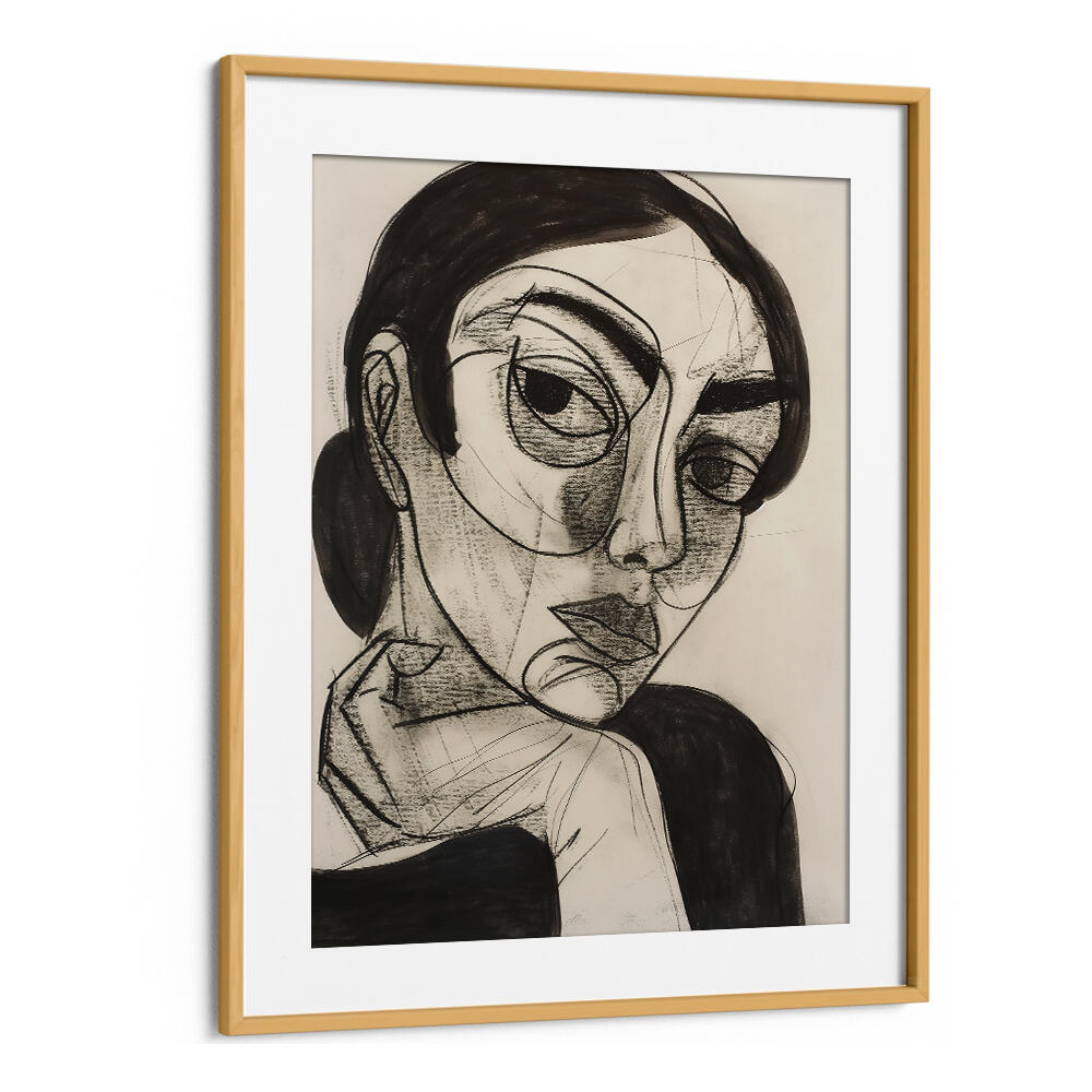 INTELECTUAL WOMAN , PORTRAITS & FIGURATIVE ILLUSTRATIONS