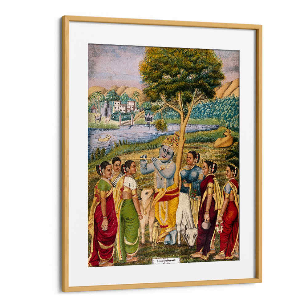 KRISHNA PLAYING THE FLUTE