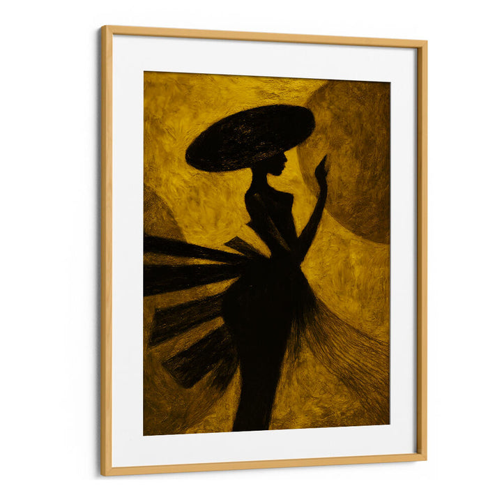 LADY IN THE FLOWING VEIL , EXPRESSIONISM PAINTINGS