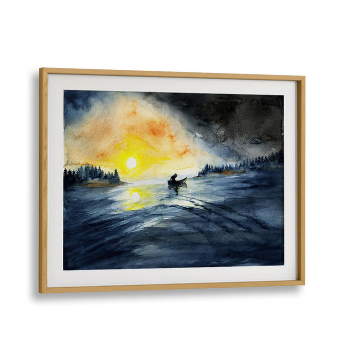 LAKE WASWANAPI , LANDSCAPE PAINTINGS