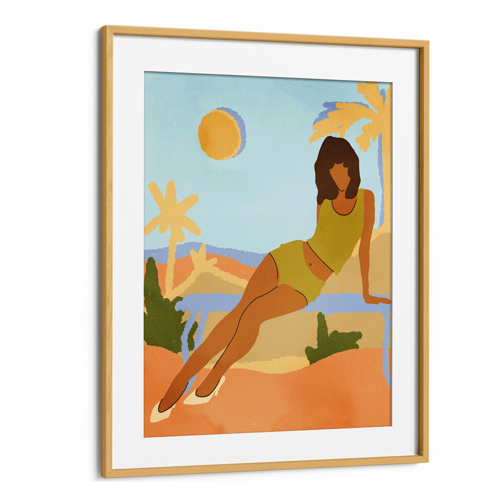 LEANING INTO THE BREEZE , PORTRAITS & FIGURATIVE ILLUSTRATIONS