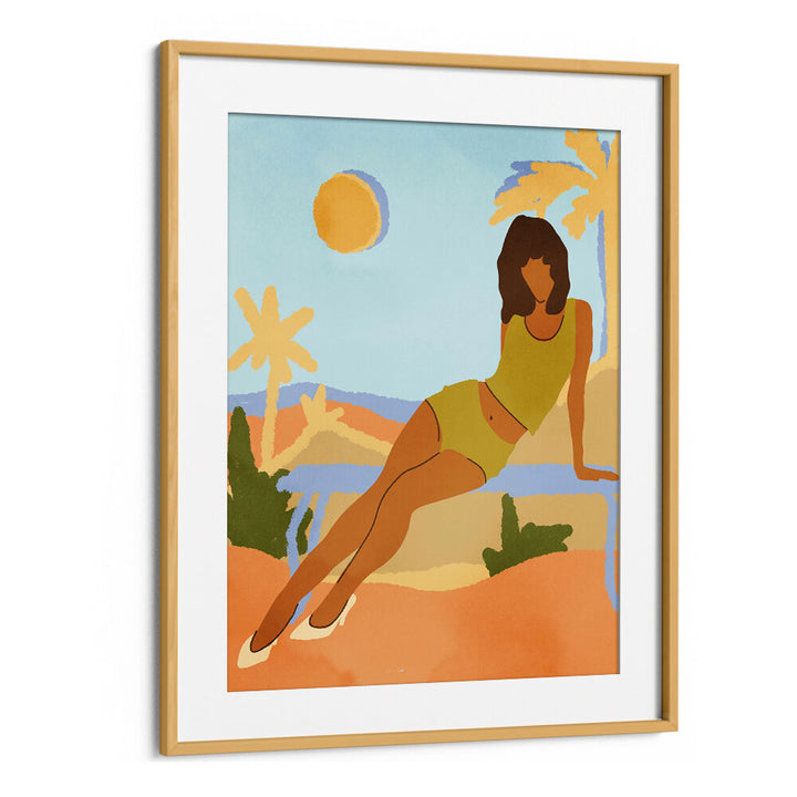 LEANING INTO THE BREEZE , PORTRAITS & FIGURATIVE ILLUSTRATIONS