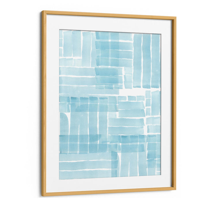 Stunning BLUE WATERCOLOUR WASH III, ABSTRACT PAINTINGS, showcasing soft gradients and vibrant hues for modern decor.