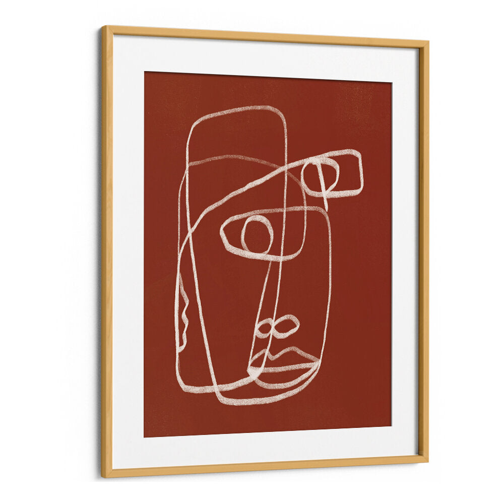 LINE ART TERRACOTTA II , LINE ART PAINTINGS