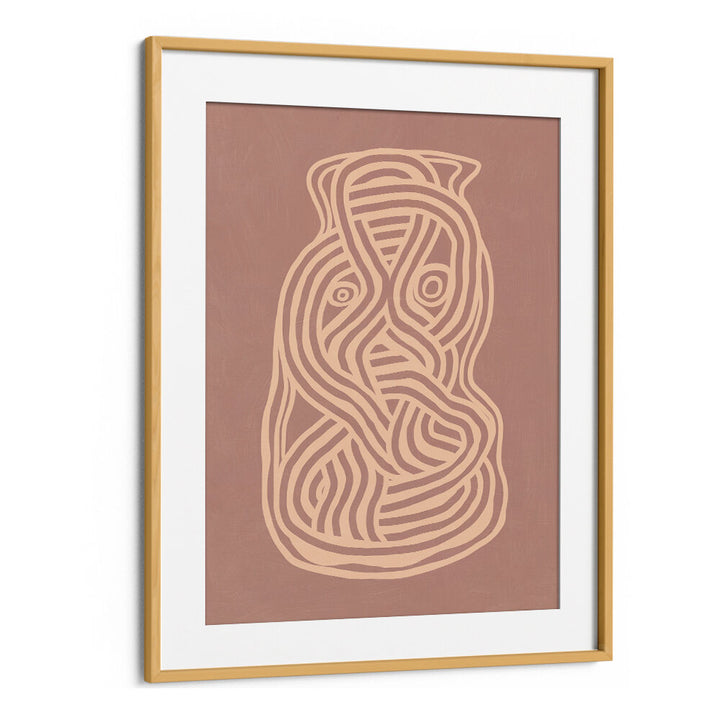 LINE ART ORGANIC SHAPE IN NUDE  ,LINE ART PAINTINGS