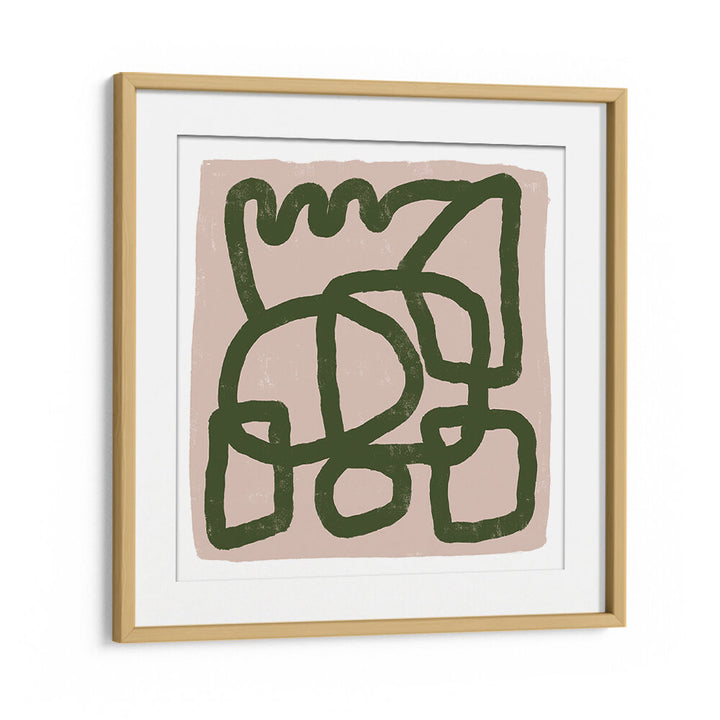 LINE DRAWING GREEN , LINE ART PAINTINGS