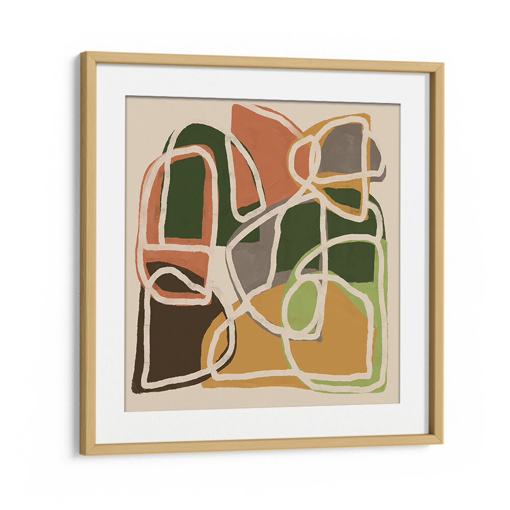 LINES AND SHAPES , ABSTRACT PAINTINGS