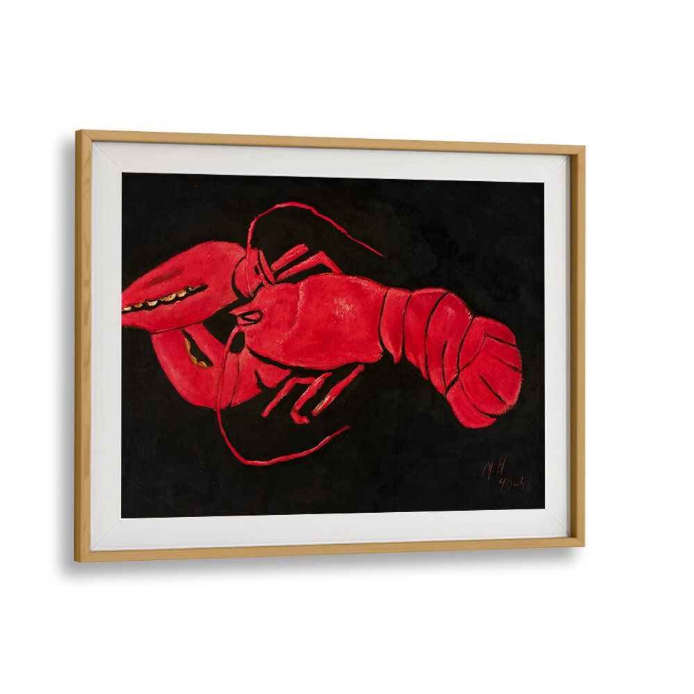 LOBSTER ON BLACK BACKGROUND (1940 - 1941)  , VINTAGE PAINTINGS