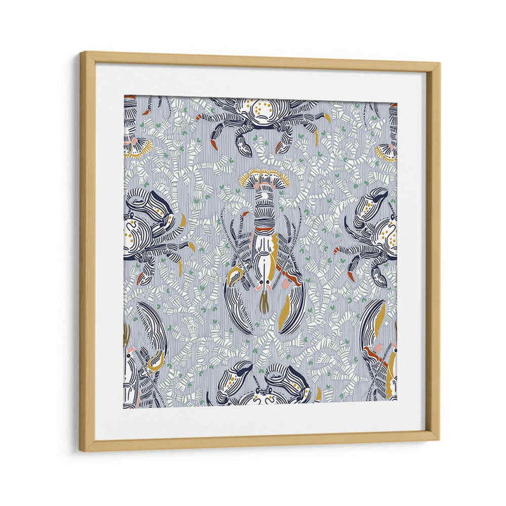 Vibrant LOBSTER AND CRAB COASTAL IV beach paintings capture coastal charm, perfect for enhancing your decor.