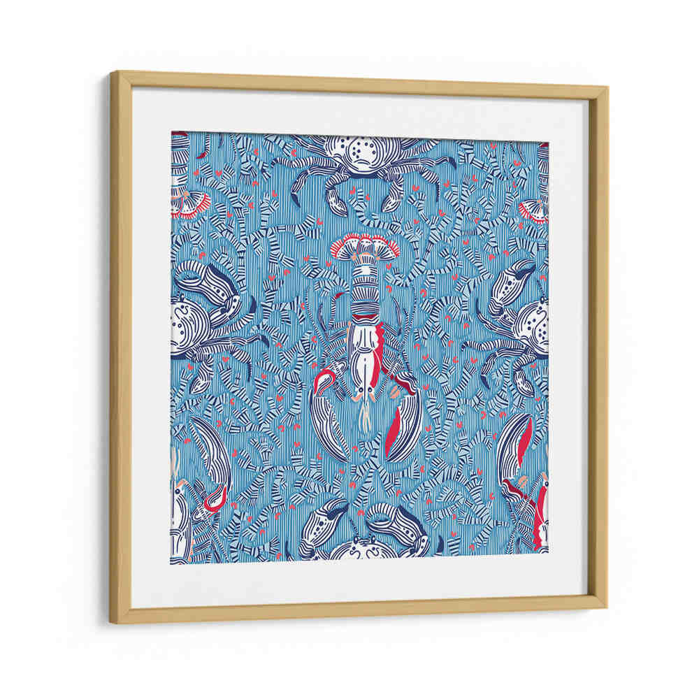 Colorful LOBSTER AND CRAB NOSTALGIA, BEACH PAINTINGS showcasing vibrant marine life and coastal beauty for your home.