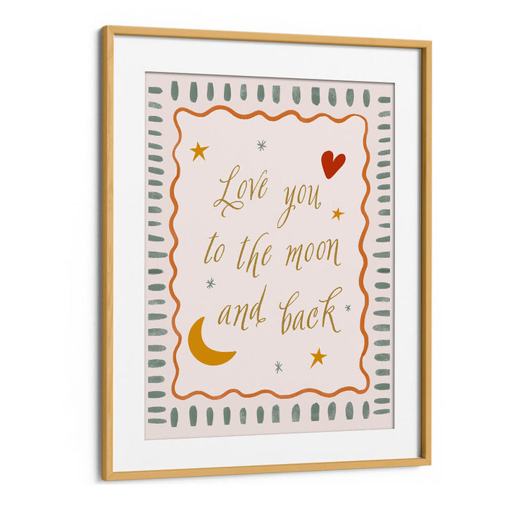 LOVE YOU TO THE MOON , KIDS ROOM PAINTINGS