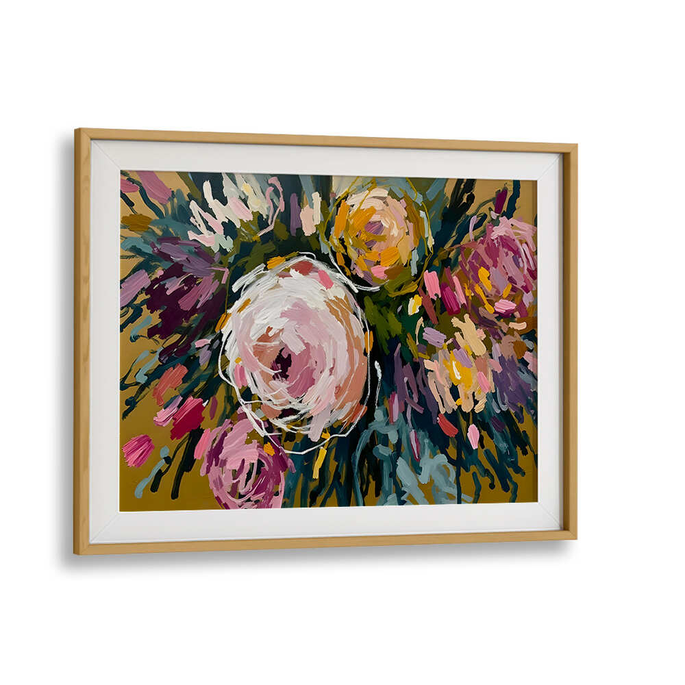 MARIGOLD BLOOM , FLORAL FLOWER PAINTINGS