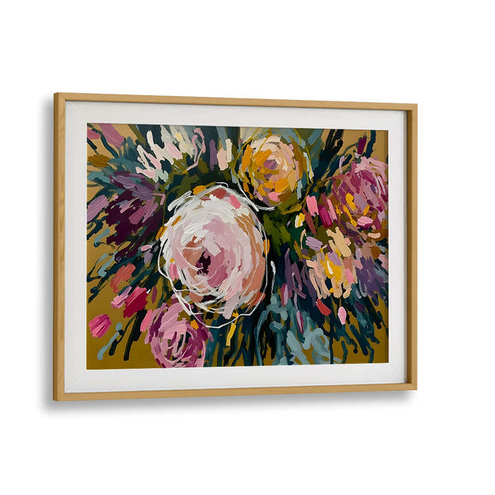 MARIGOLD BLOOM , FLORAL FLOWER PAINTINGS