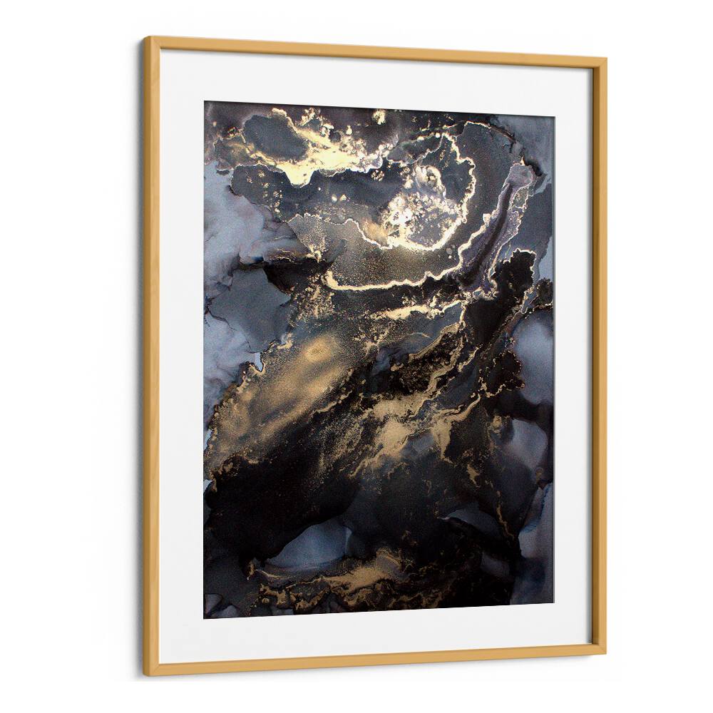 Stunning METALLIC FIRESTORM, ABSTRACT PAINTINGS with rich gold and black tones, perfect for modern decor.