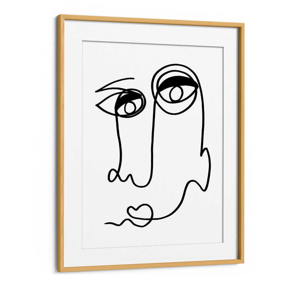 MINIMAL ABSTRACT FACE ART